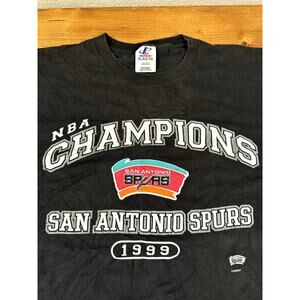 1999 Vintage vtg NBA San Antonio Spurs Basketball Logo Athletic Shirt